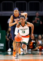 NCAA Women's Basketball 2017: Virginia vs Miami FEB 09
