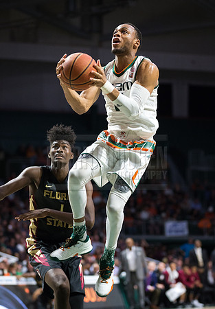NCAA Basketball 2017: Florida State vs Miami FEB 01