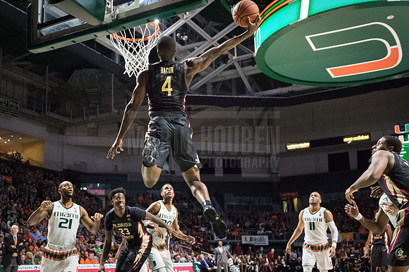 NCAA Basketball 2017: Florida State vs Miami FEB 01