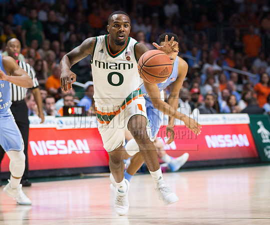 NCAA Basketball 2017: North Carolina vs Miami JAN 28