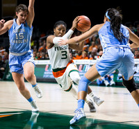 NCAA Women's Basketball 2017: North Carolina vs Miami JAN 26