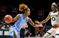 NCAA Women's Basketball 2017: North Carolina vs Miami JAN 26