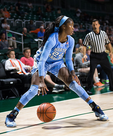 NCAA Women's Basketball 2017: North Carolina vs Miami JAN 26