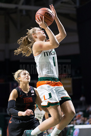 NCAA Women's Basketball 2017: Virginia Tech vs Miami JAN 11
