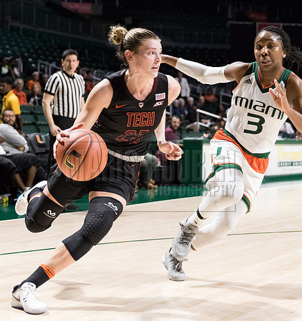 NCAA Women's Basketball 2017: Virginia Tech vs Miami JAN 11