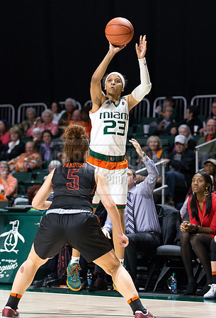 NCAA Women's Basketball 2017: Virginia Tech vs Miami JAN 11