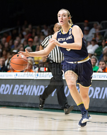 NCAA Womens Basketball 2017: Notre Dame vs Miami JAN 08