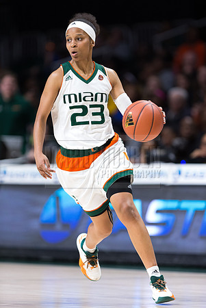 NCAA Womens Basketball 2017: Notre Dame vs Miami JAN 08