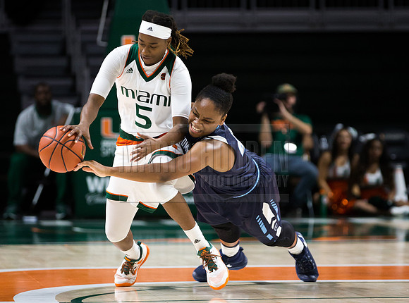 NCAA Womens Basketball 2016: Old Dominion vs Miami DEC 04
