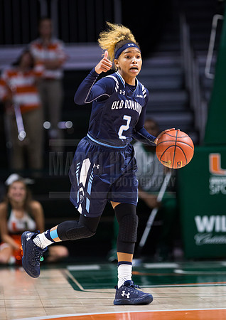NCAA Womens Basketball 2016: Old Dominion vs Miami DEC 04