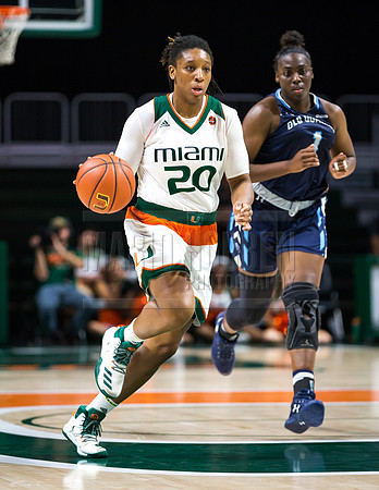 NCAA Womens Basketball 2016: Old Dominion vs Miami DEC 04