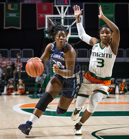 NCAA Womens Basketball 2016: Old Dominion vs Miami DEC 04