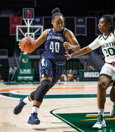 NCAA Womens Basketball 2016: Old Dominion vs Miami DEC 04