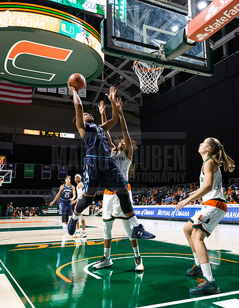 NCAA Womens Basketball 2016: Old Dominion vs Miami DEC 04