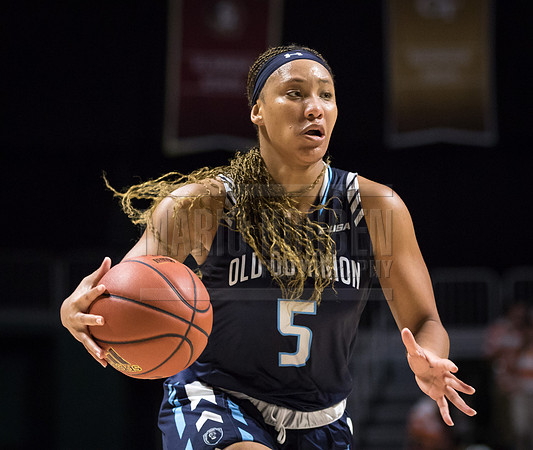 NCAA Womens Basketball 2016: Old Dominion vs Miami DEC 04