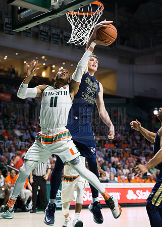 NCAA Basketball 2017: Georgia Tech vs Miami FEB 15