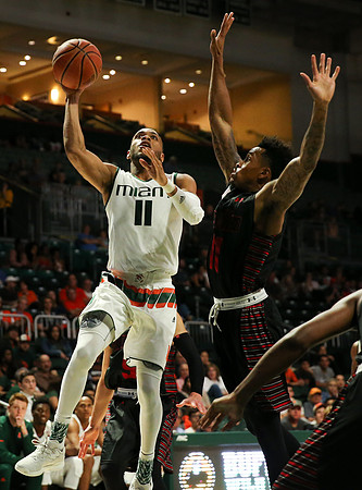 NCAA Men's Basketball 2017: Garder-Webb vs Miami NOV 10