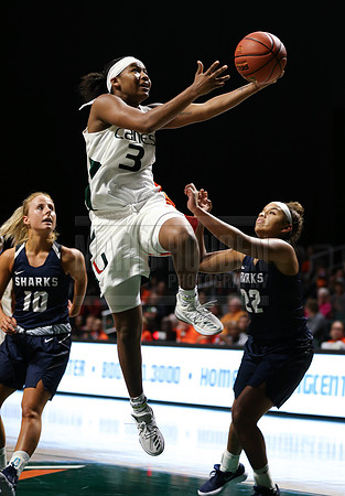 NCAA Women's Basketball 2017: Nova Southeastern vs Miami OCT 31