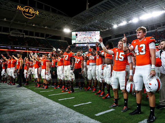 NCAA Football 2017: Notre Dame vs Miami NOV 11