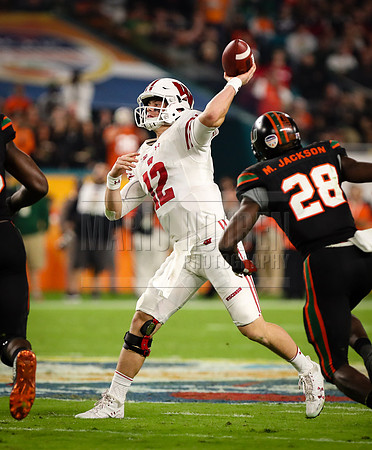 NCAA Football 2017: Capital One Orange Bowl - Wisconsin vs Miami DEC 30