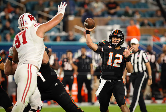 NCAA Football 2017: Capital One Orange Bowl - Wisconsin vs Miami DEC 30