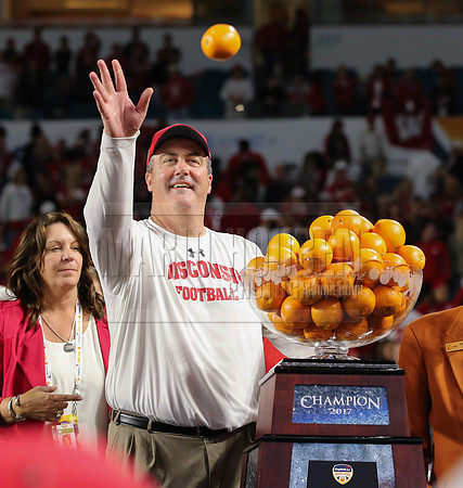 NCAA Football 2017: Capital One Orange Bowl - Wisconsin vs Miami DEC 30