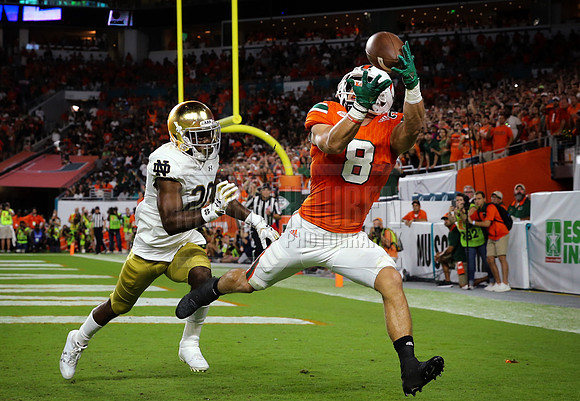NCAA Football 2017: Notre Dame vs Miami NOV 11