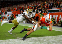 NCAA Football 2017: Notre Dame vs Miami NOV 11