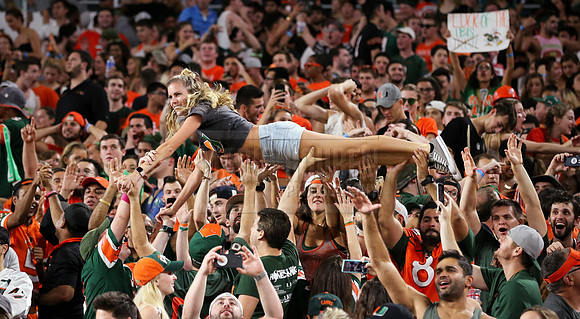 NCAA Football 2017: Notre Dame vs Miami NOV 11