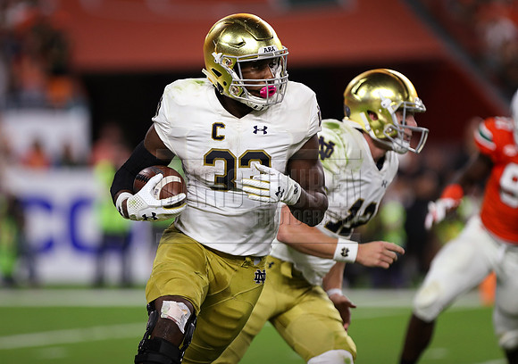 NCAA Football 2017: Notre Dame vs Miami NOV 11