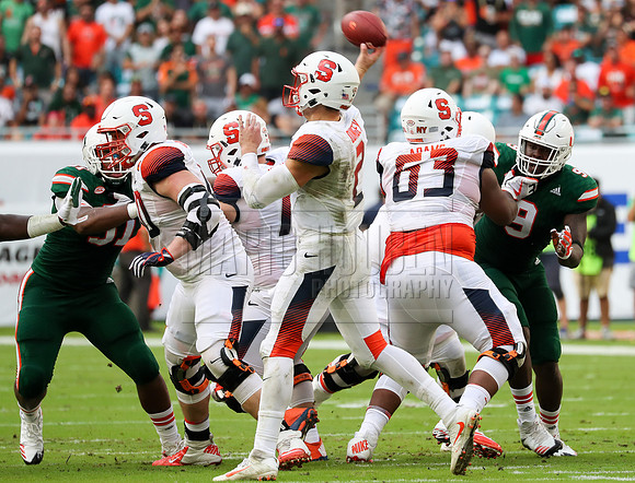 NCAA Football 2017: Syracuse vs Miami OCT 21