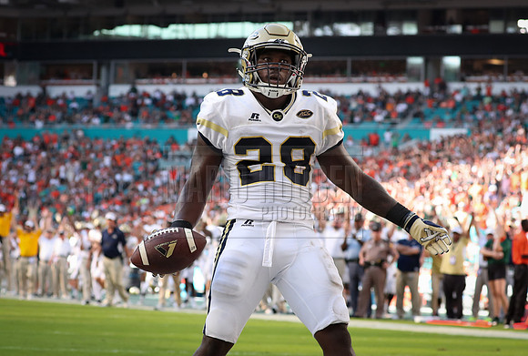 NCAA Football 2017: Georgia Tech vs Miami OCT 14