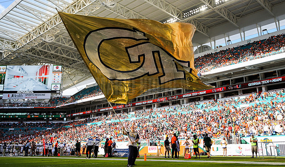 NCAA Football 2017: Georgia Tech vs Miami OCT 14
