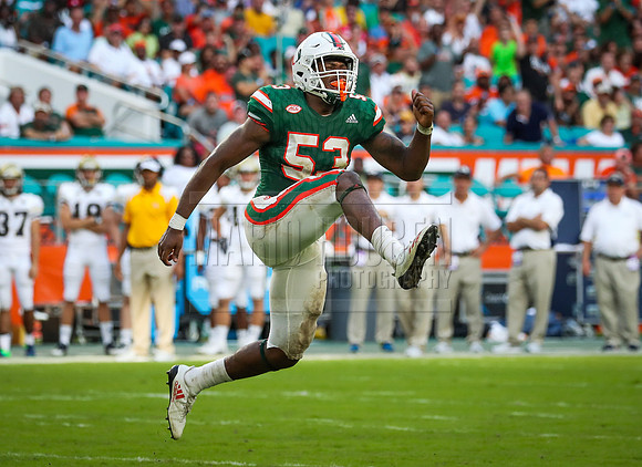 NCAA Football 2017: Georgia Tech vs Miami OCT 14