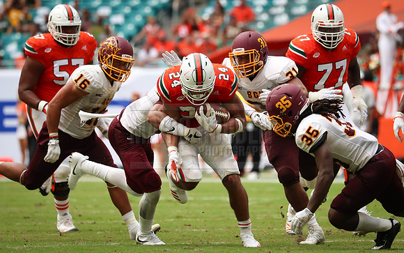 NCAA Football 2017: Bethune-Cookman vs Miami SEP 02