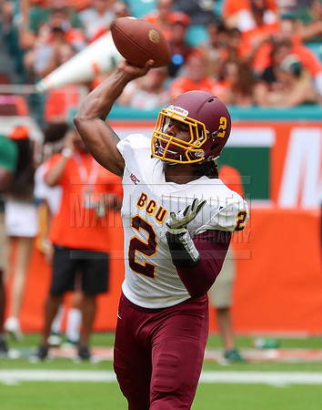 NCAA Football 2017: Bethune-Cookman vs Miami SEP 02