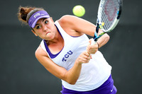 TCU Horned Frogs vs UM Hurricanes playoing the NCAA Women's Tennis Championship