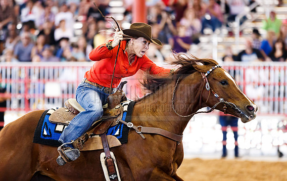 Cowgirl Barrel Racing